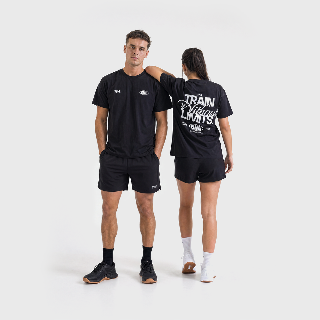 TWL - LIFESTYLE OVERSIZED T-SHIRT - BNE - BLACK