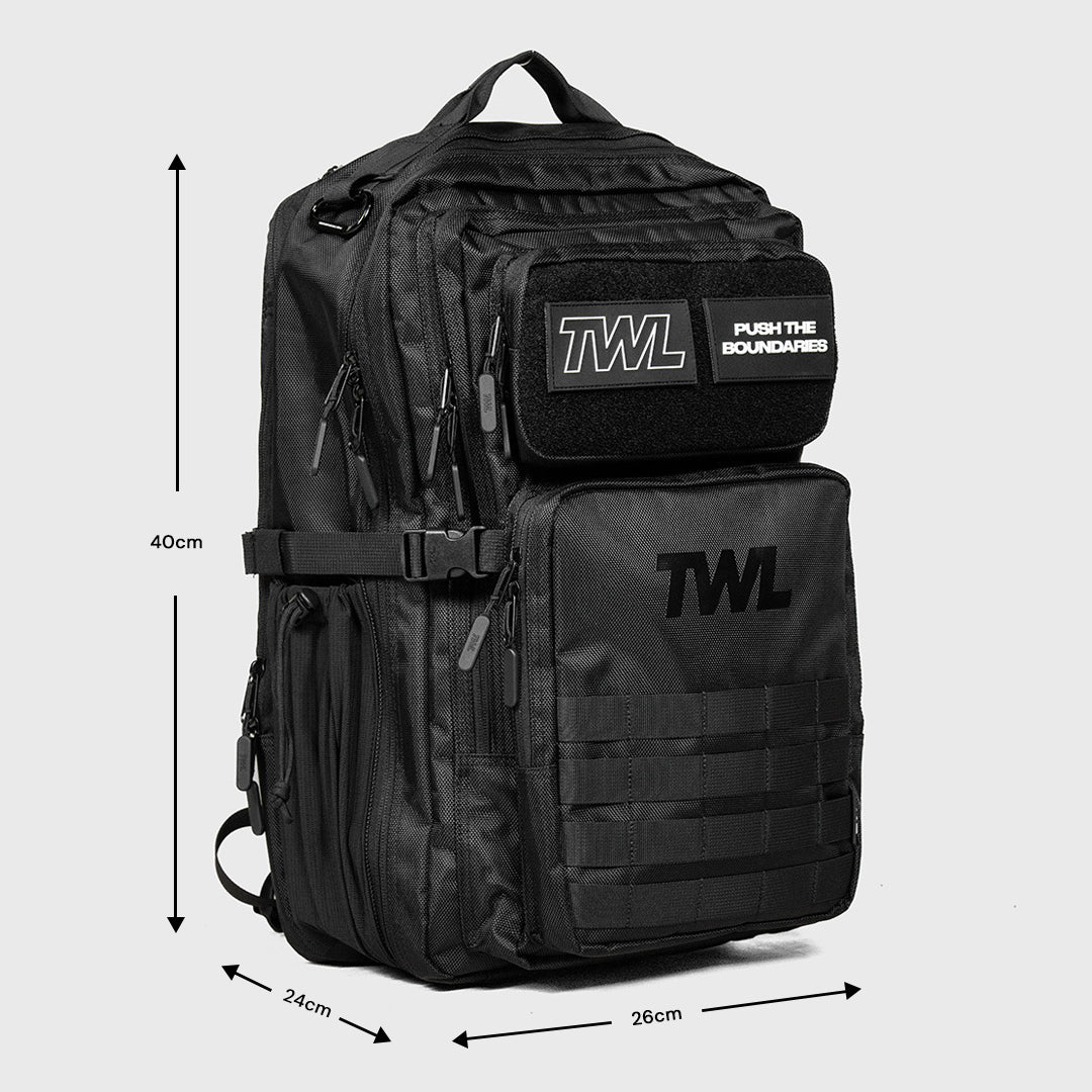 TWL - VANQUISH BACKPACK 2.0 - 25 Litres - BLACK