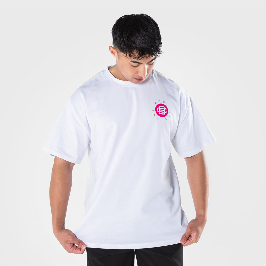 TWL - LIFESTYLE OVERSIZED T-SHIRT - BARBELL CLUB - VIPER/WHITE