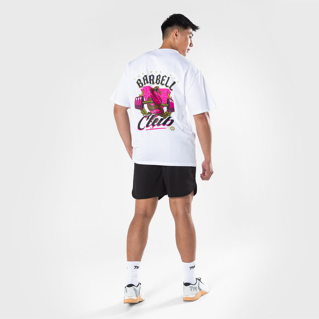 TWL - LIFESTYLE OVERSIZED T-SHIRT - BARBELL CLUB - VIPER/WHITE