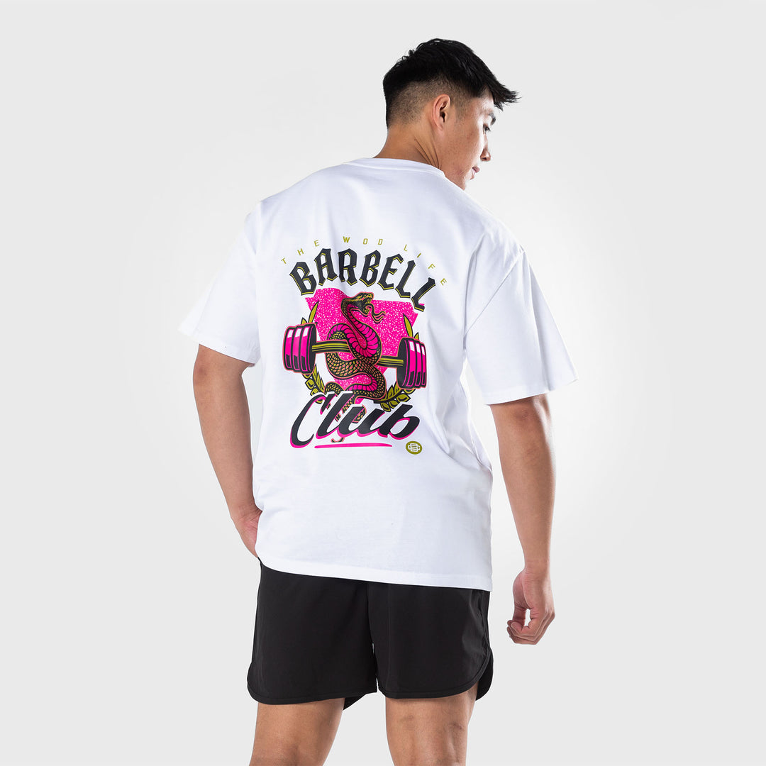 TWL - LIFESTYLE OVERSIZED T-SHIRT - BARBELL CLUB - VIPER/WHITE