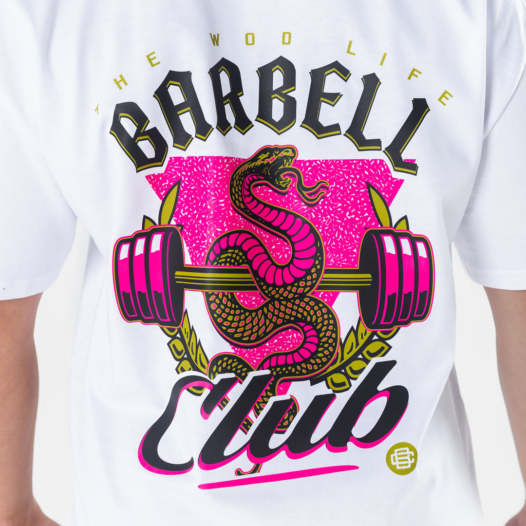 TWL - LIFESTYLE OVERSIZED T-SHIRT - BARBELL CLUB - VIPER/WHITE