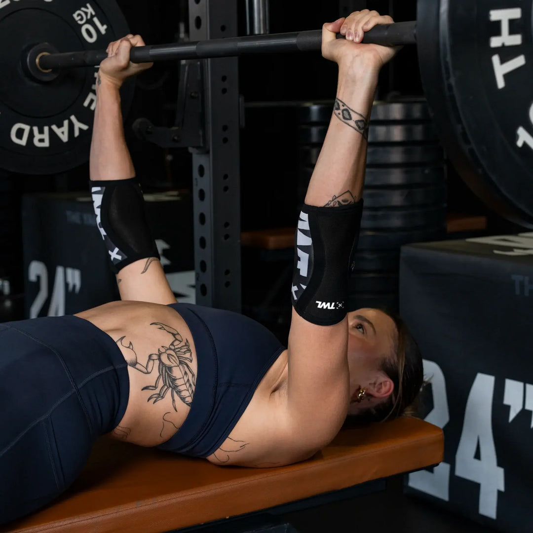 TWL - EVERYDAY ELBOW SLEEVES - 4MM - BLACK/WHITE - PAIR