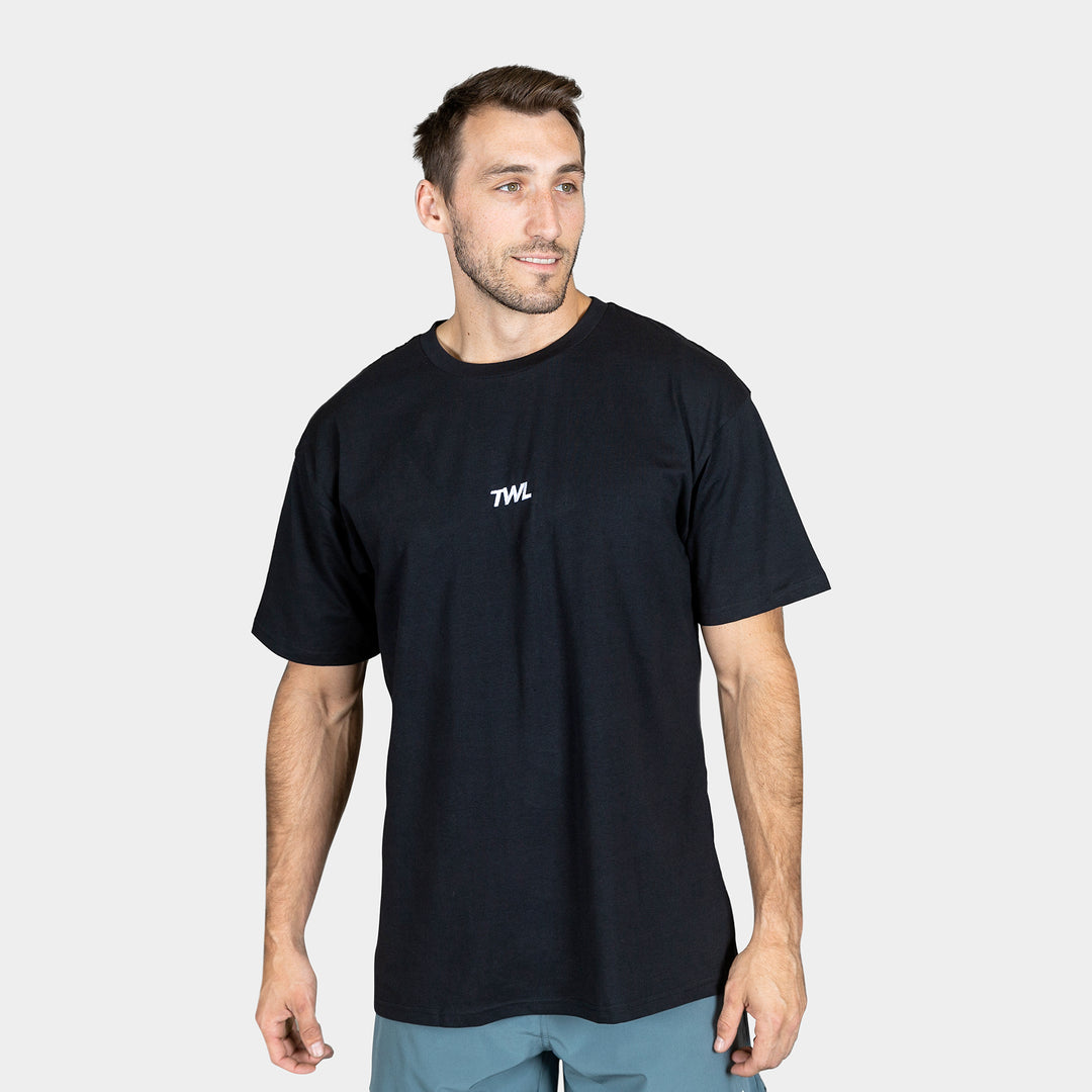 TWL - OVERSIZED T-SHIRT - BLACK/WHITE