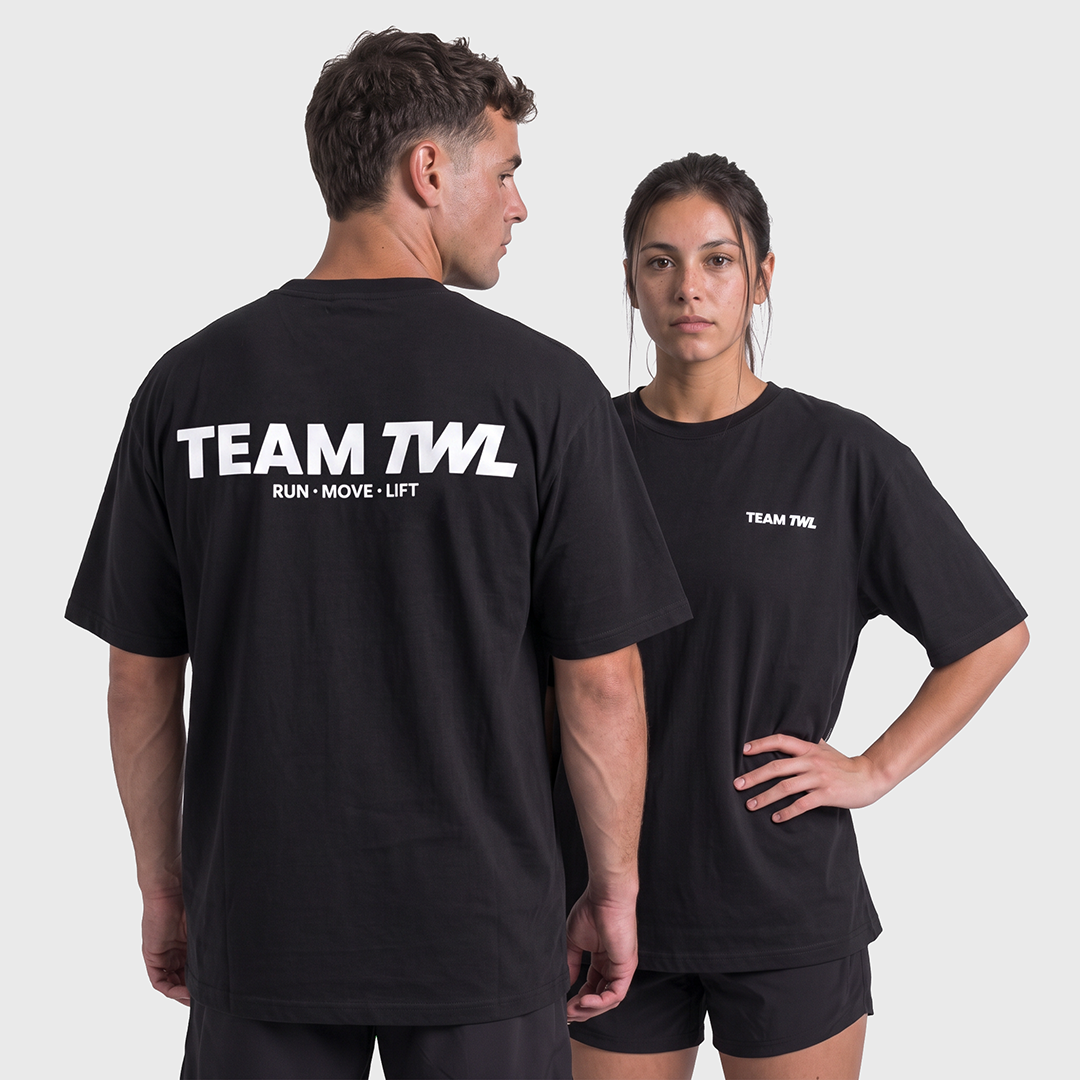 TWL - LIFESTYLE OVERSIZED T-SHIRT - TEAM TWL - BLACK
