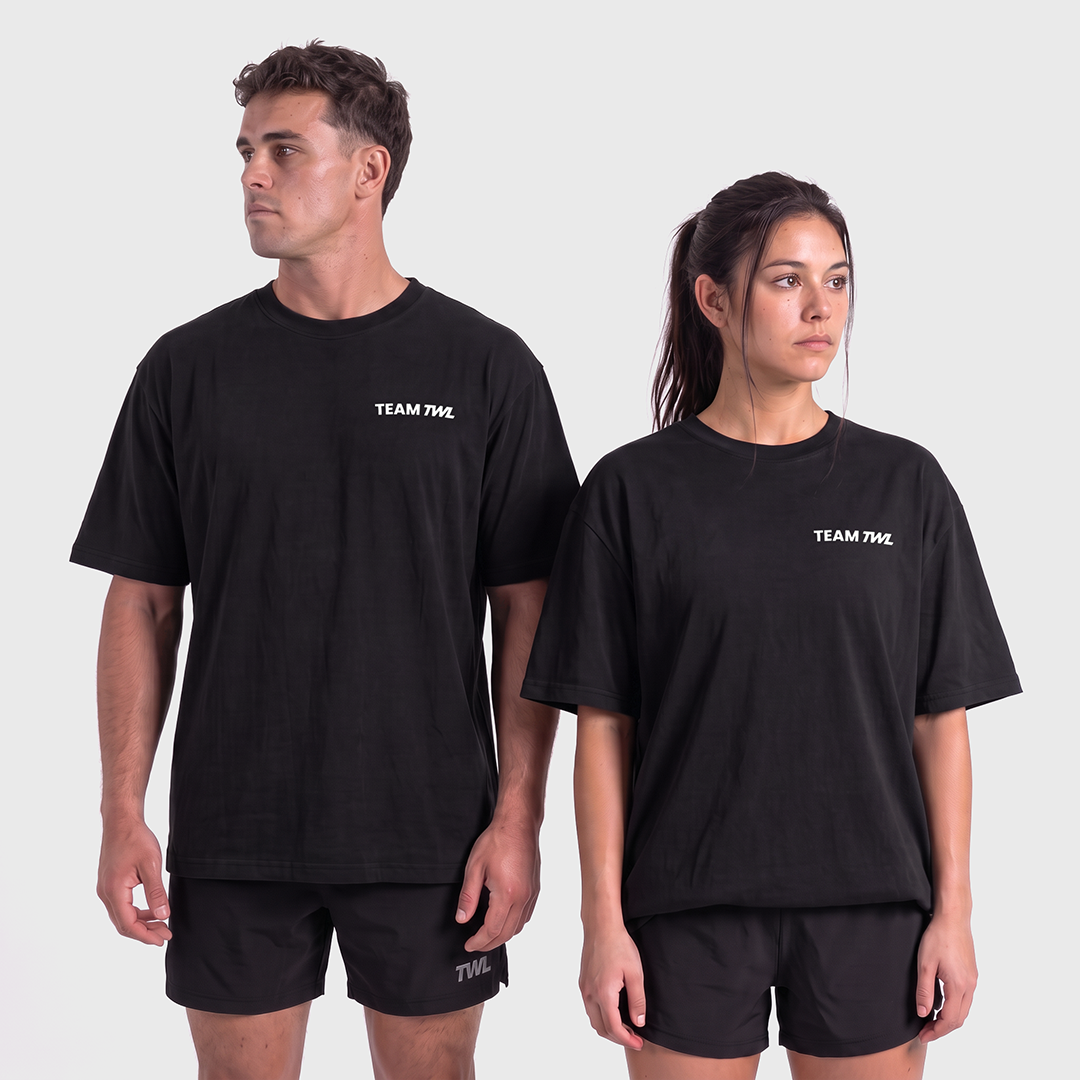 TWL - LIFESTYLE OVERSIZED T-SHIRT - TEAM TWL - BLACK