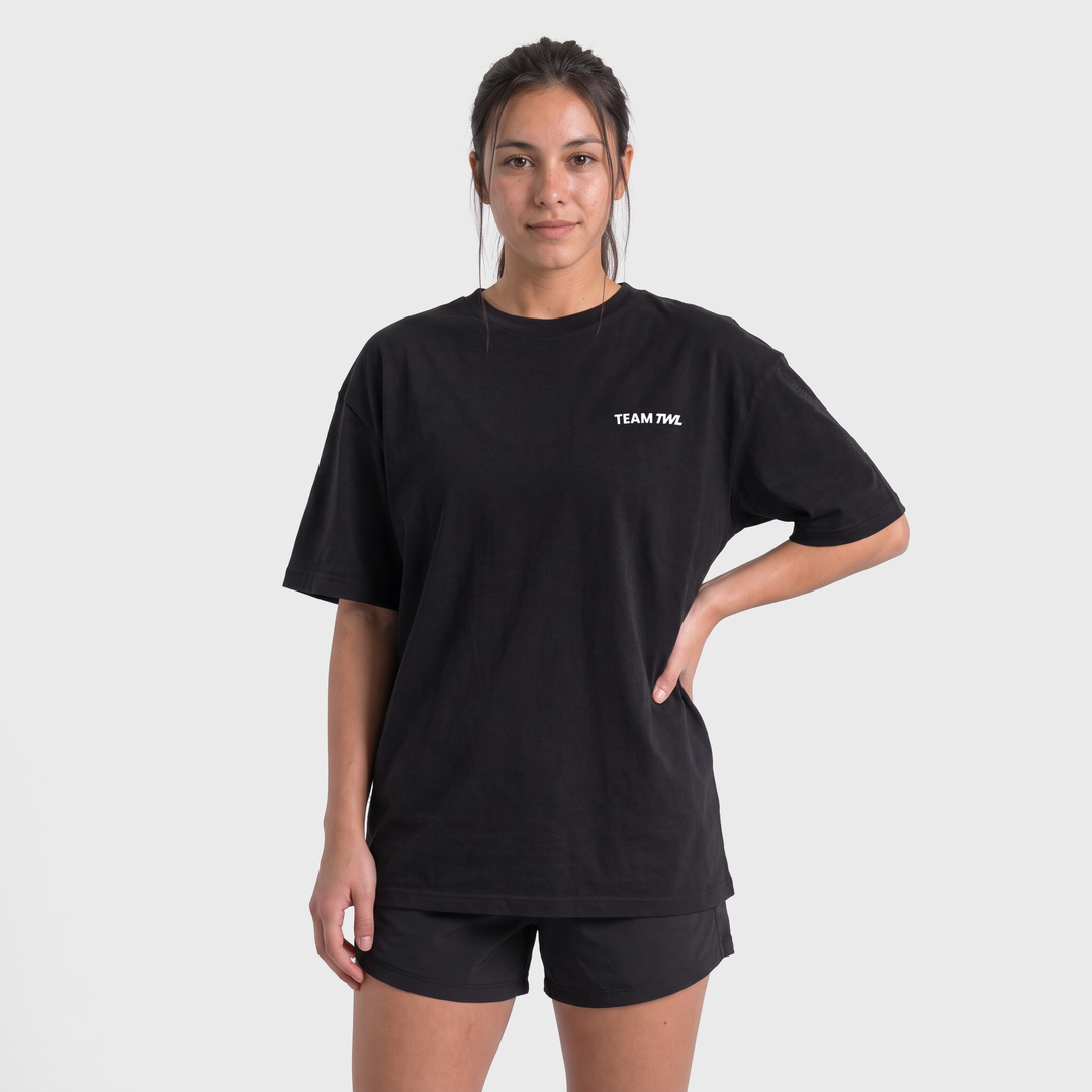TWL - LIFESTYLE OVERSIZED T-SHIRT - TEAM TWL - BLACK