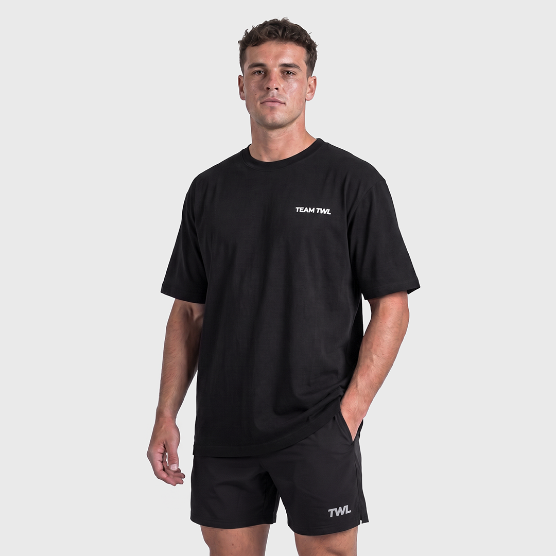 TWL - LIFESTYLE OVERSIZED T-SHIRT - TEAM TWL - BLACK