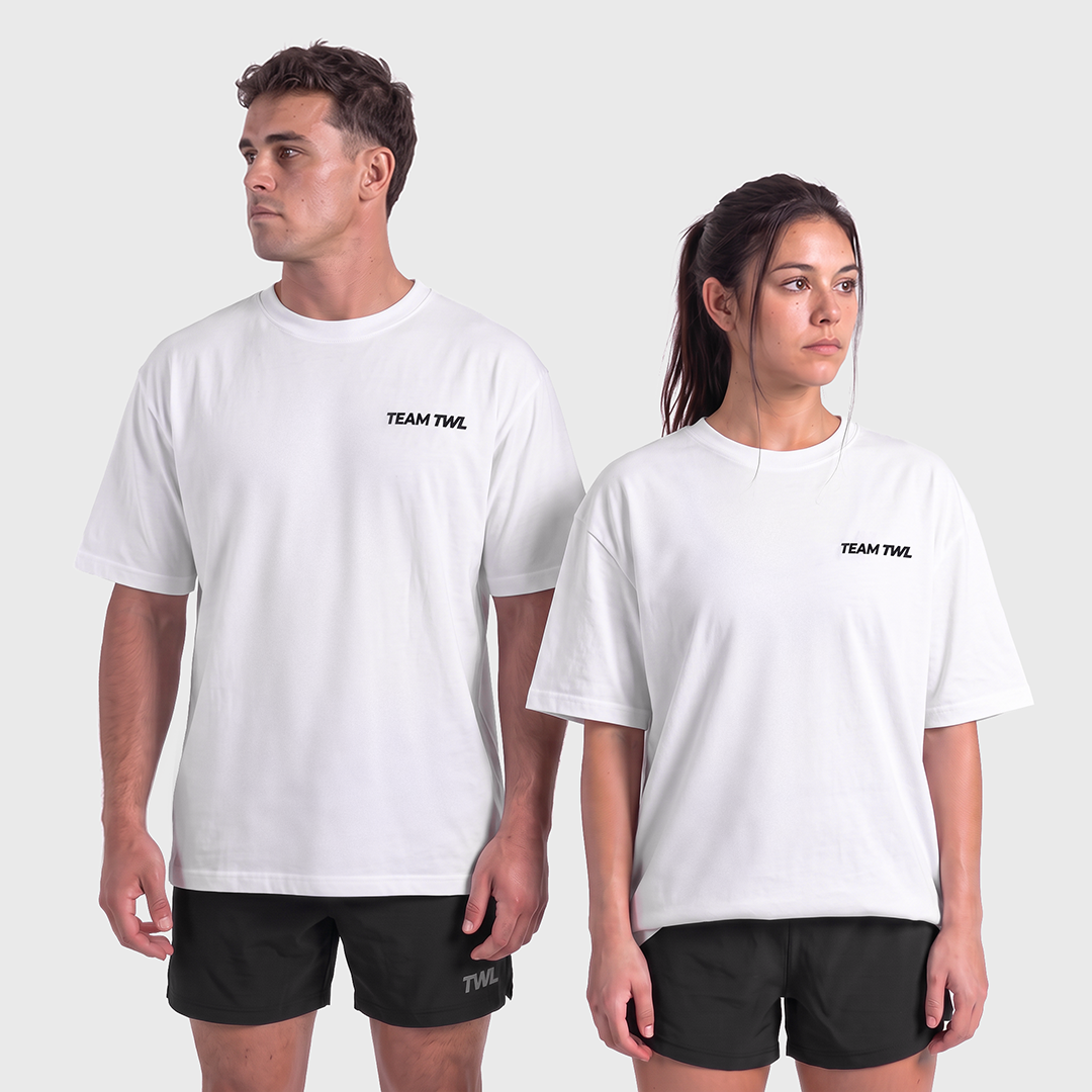 TWL - LIFESTYLE OVERSIZED T-SHIRT - TEAM TWL - WHITE