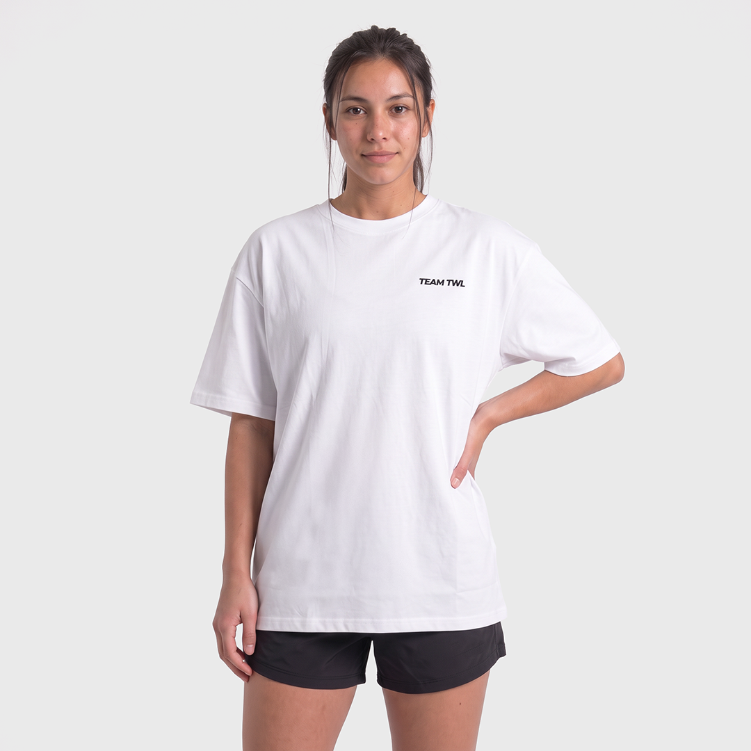 TWL - LIFESTYLE OVERSIZED T-SHIRT - TEAM TWL - WHITE