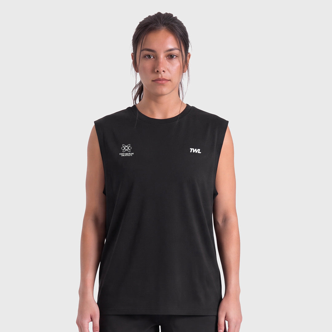 TWL - OVERSIZED MUSCLE TANK - LIMITLESS - BLACK