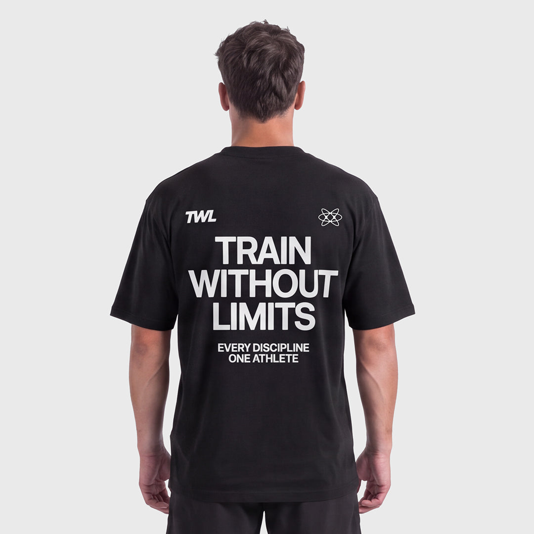TWL - OVERSIZED T-SHIRT - TWL LIMITLESS - BLACK