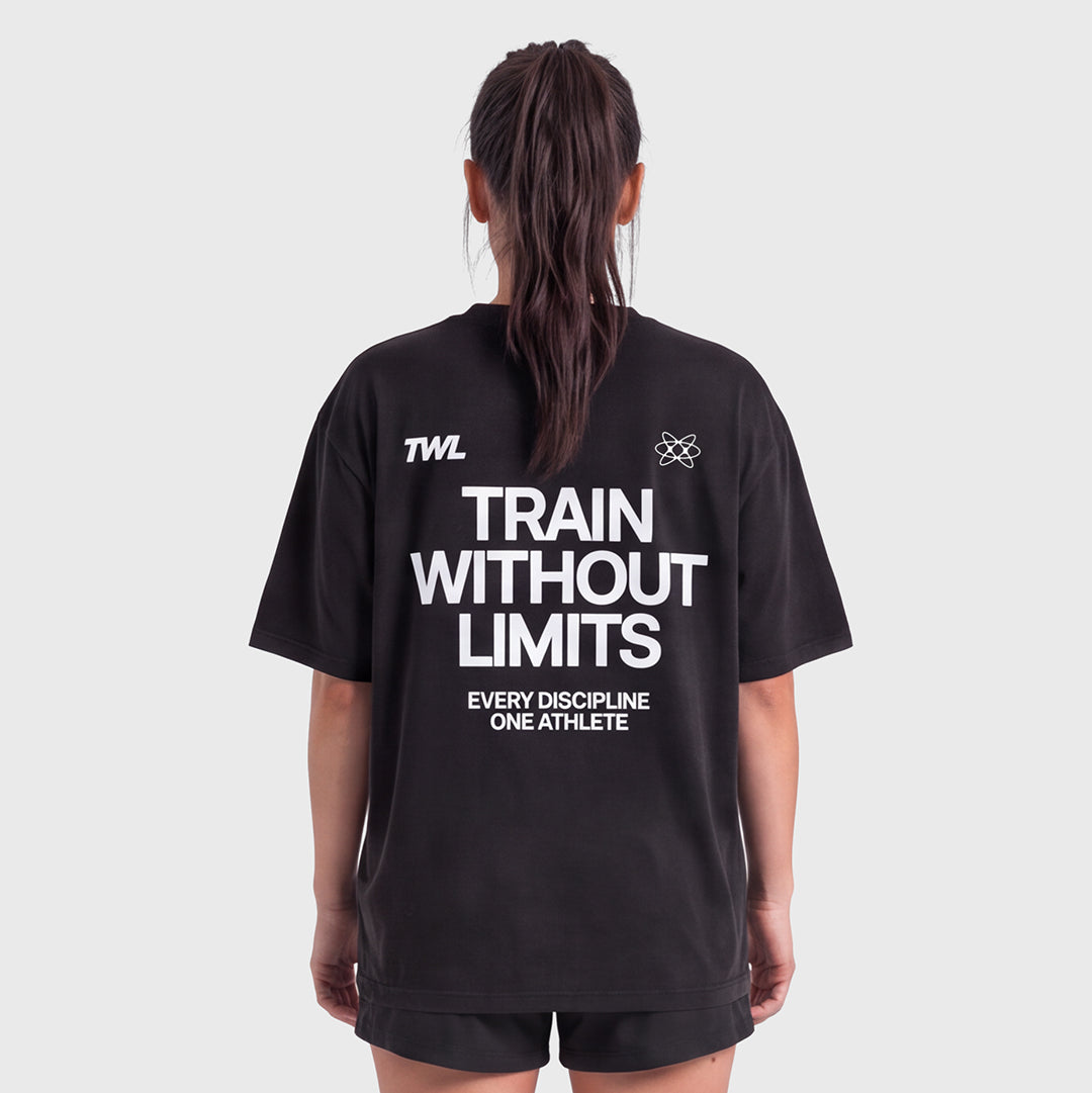 TWL - OVERSIZED T-SHIRT - TWL LIMITLESS - BLACK