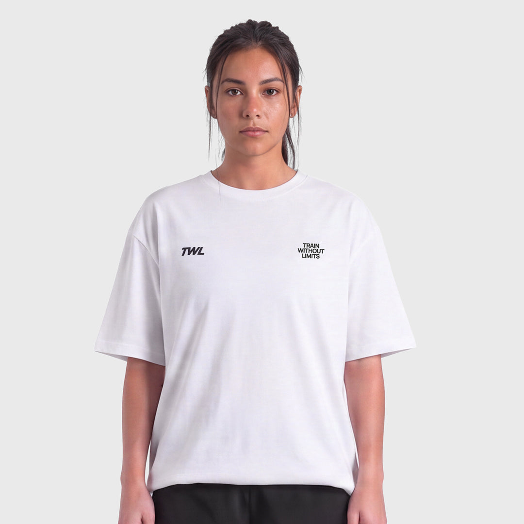 TWL - OVERSIZED T-SHIRT - TWL LIMITLESS - WHITE