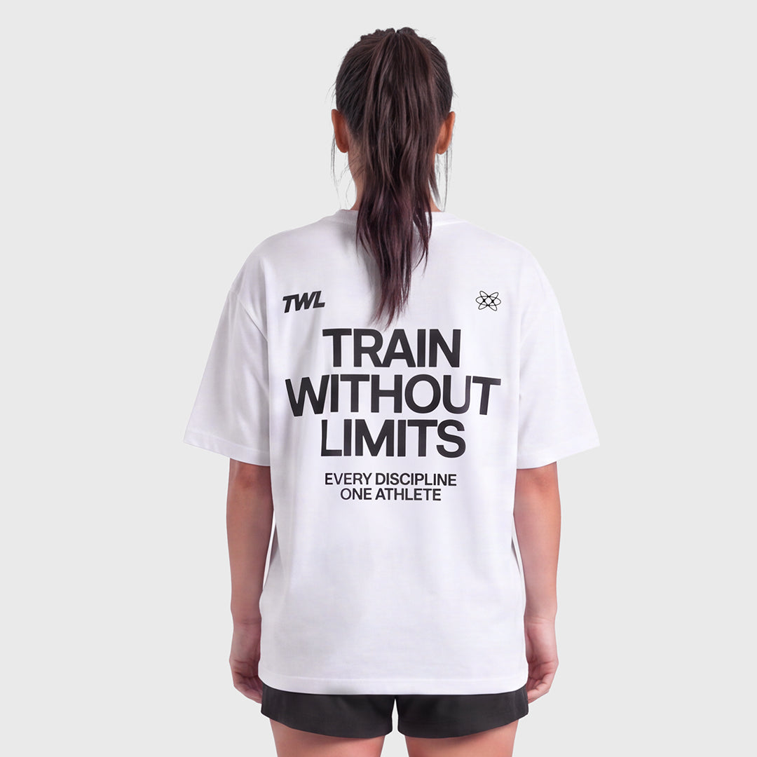TWL - OVERSIZED T-SHIRT - TWL LIMITLESS - WHITE