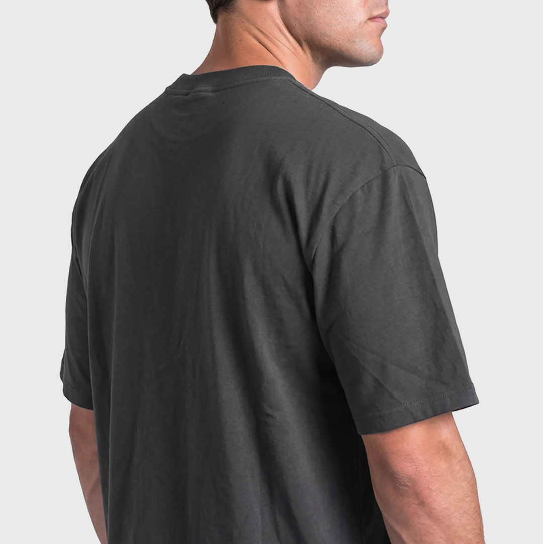 TWL - LIFESTYLE OVERSIZED T-SHIRT - WASHED BLACK
