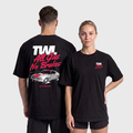 TWL - LIFESTYLE OVERSIZED T-SHIRT - ALL GAS NO BRAKES - BLACK