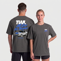 TWL - LIFESTYLE OVERSIZED T-SHIRT - ALL GAS NO BRAKES  - DARK GREY