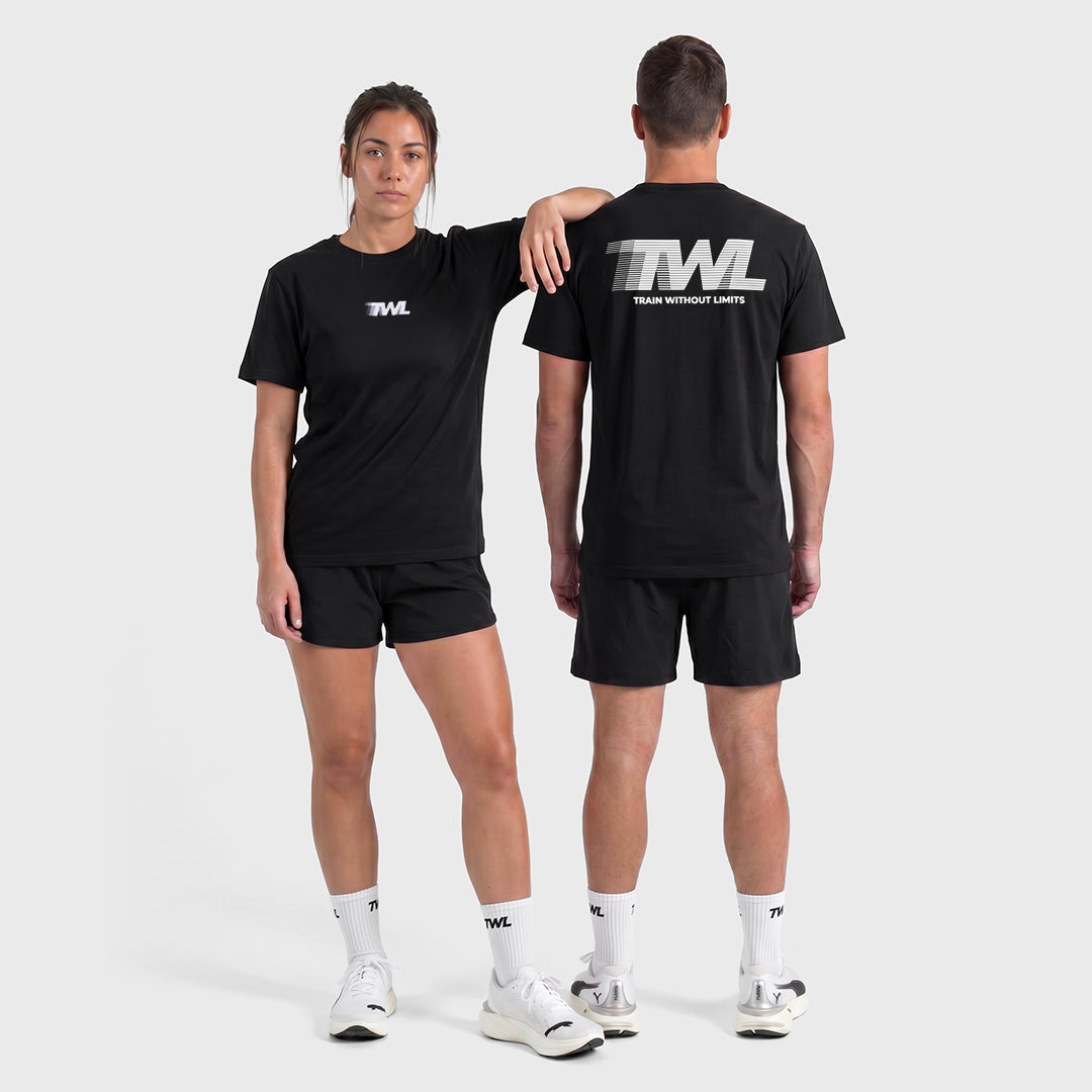 TWL - LIFESTYLE OVERSIZED T-SHIRT - TRAIN WITHOUT LIMITS - BLACK