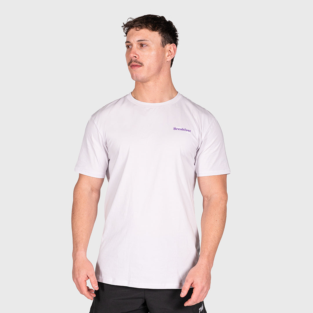 TWL - OVERSIZED T-SHIRT - BREAKFAST CLUB - LIGHT GREY