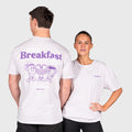TWL - OVERSIZED T-SHIRT - BREAKFAST CLUB - LIGHT GREY