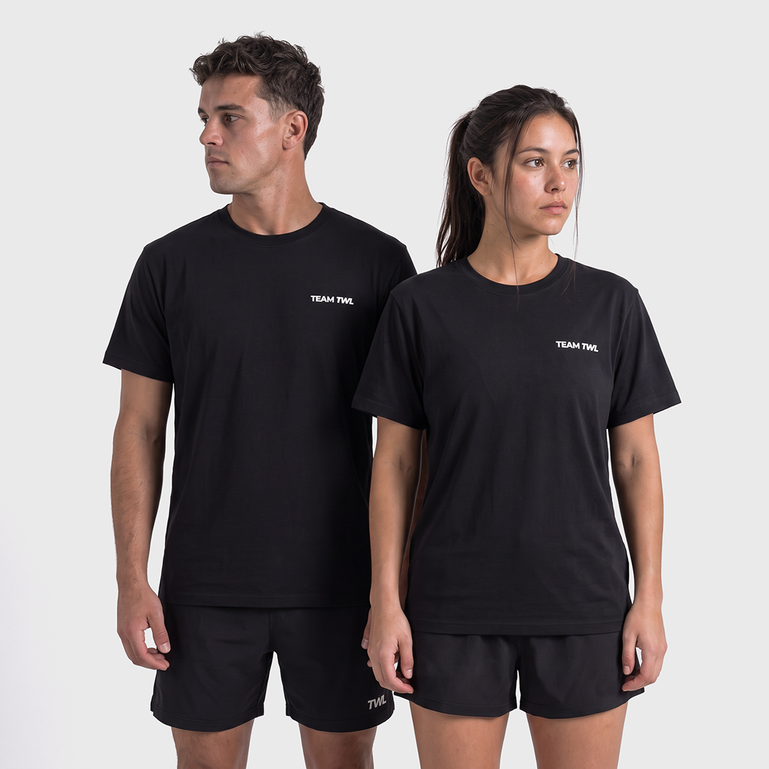 TWL - OVERSIZED T-SHIRT - RUN MOVE LIFT HALOFLEX - BLACK