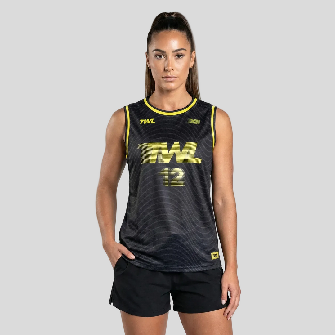 TWL - BASKETBALL JERSEY - TWL SPECIAL EDITION - BLACK/NEON YELLOW