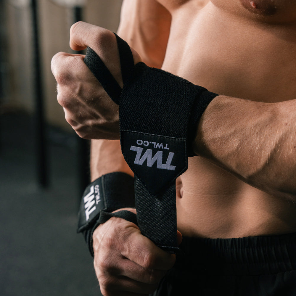 TWL - VELCRO WRIST WRAPS - Black