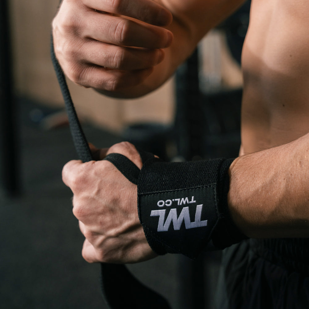 TWL - VELCRO WRIST WRAPS - Black