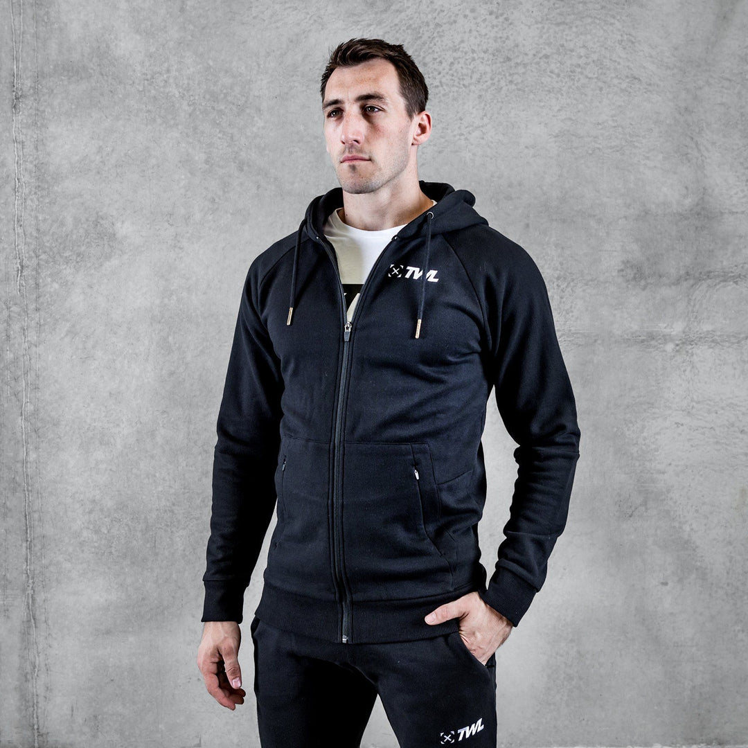 TWL - MEN'S APACHE 2.0 ZIP THROUGH HOODIE - BLACK