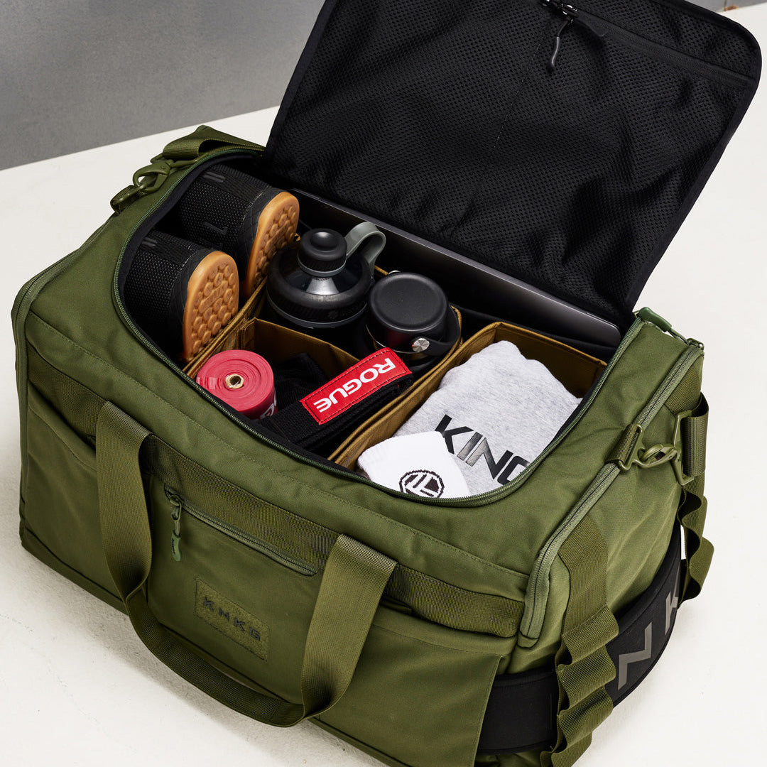 King Kong CORE 51L gym duffel in Green