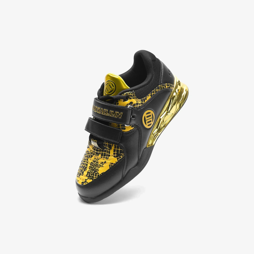 LUXIAOJUN - The Limited Snake Edition Lifting Shoes - Black Gold