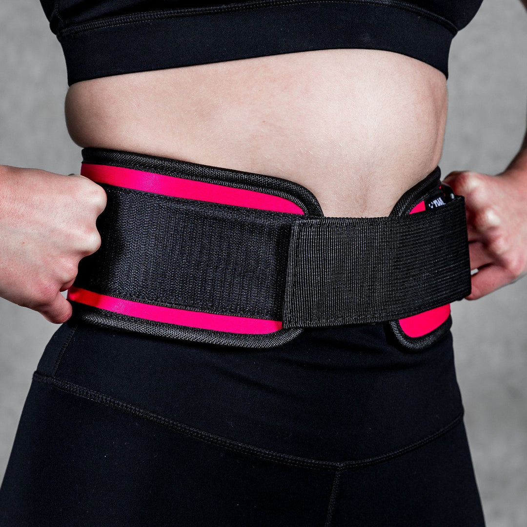 TWL - EVERYDAY 4" VELCRO LIFTING BELT 2.0 - PINK