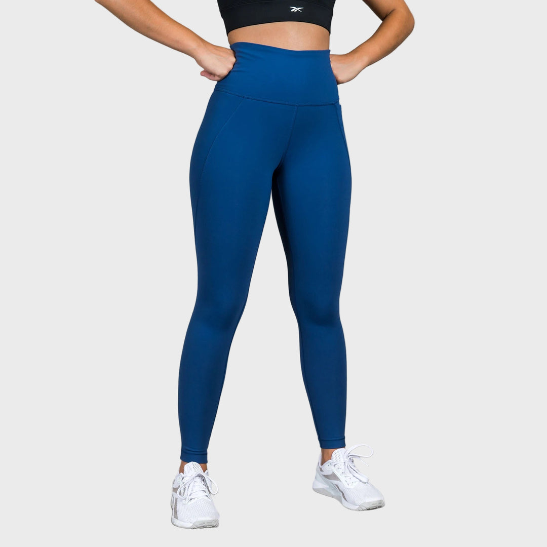 REEBOK - Women's Lux High-Waisted Tights - Batik Blue