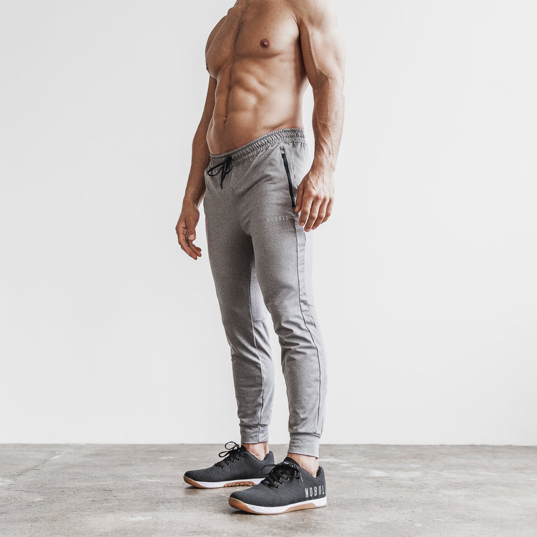 NOBULL - MEN'S JOGGER - HEATHER GREY