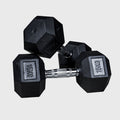 MORGAN RUBBER HEX DUMBBELLS - PAIR