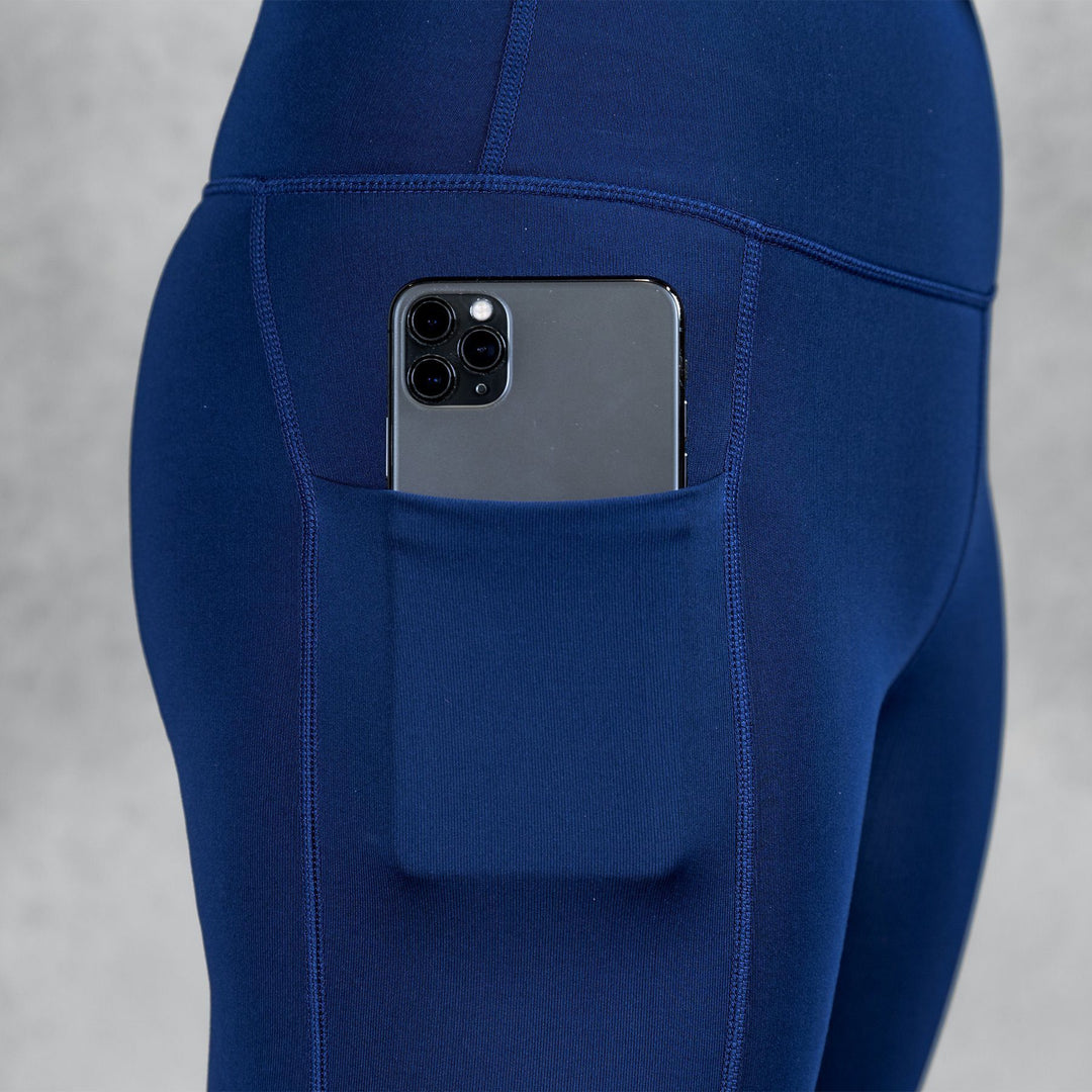 TWL - WOMEN'S EVERYDAY HIGH WAISTED TIGHTS - 7/8 - INDIGO