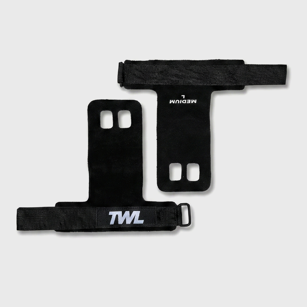 TWL - LEATHER GYMNASTIC GRIPS - BLACK