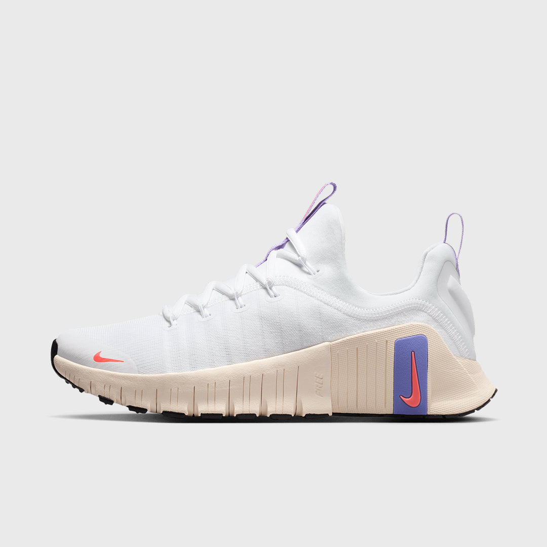 Nike - Free Metcon 6 Women's Training Shoes - WHITE/HOT LAVA-VIOLET MIST-CHALK
