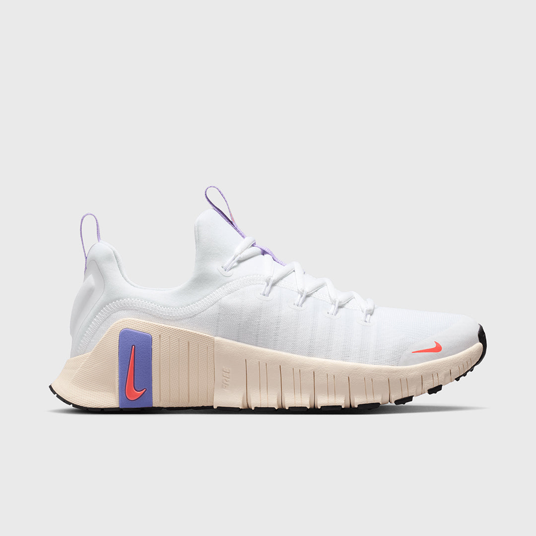 Nike - Free Metcon 6 Women's Training Shoes - WHITE/HOT LAVA-VIOLET MIST-CHALK