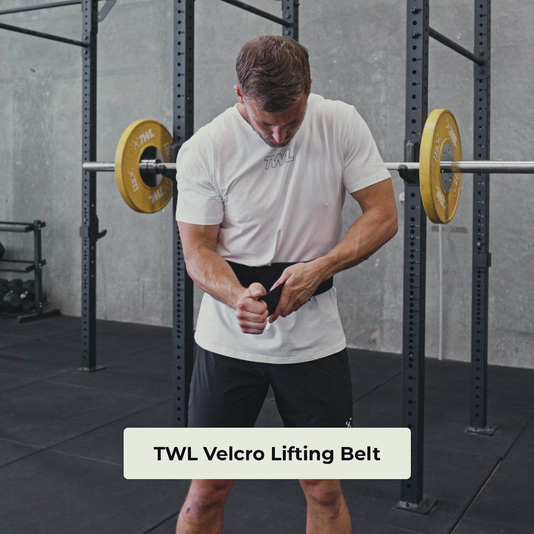 TWL - EVERYDAY 4" VELCRO LIFTING BELT 4.0 - BLACK