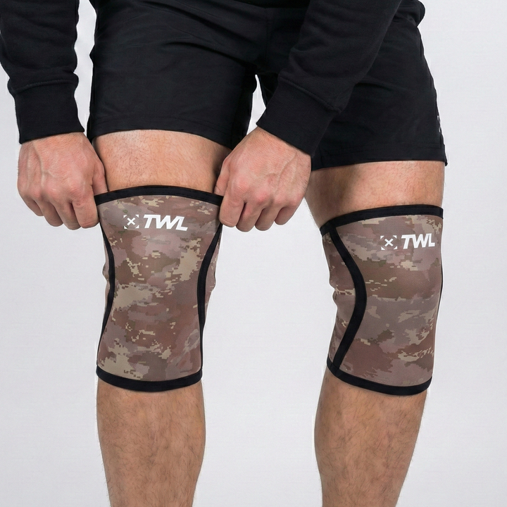TWL - EVERYDAY KNEE SLEEVES (PAIR) - 5MM - TERRAIN CAMO
