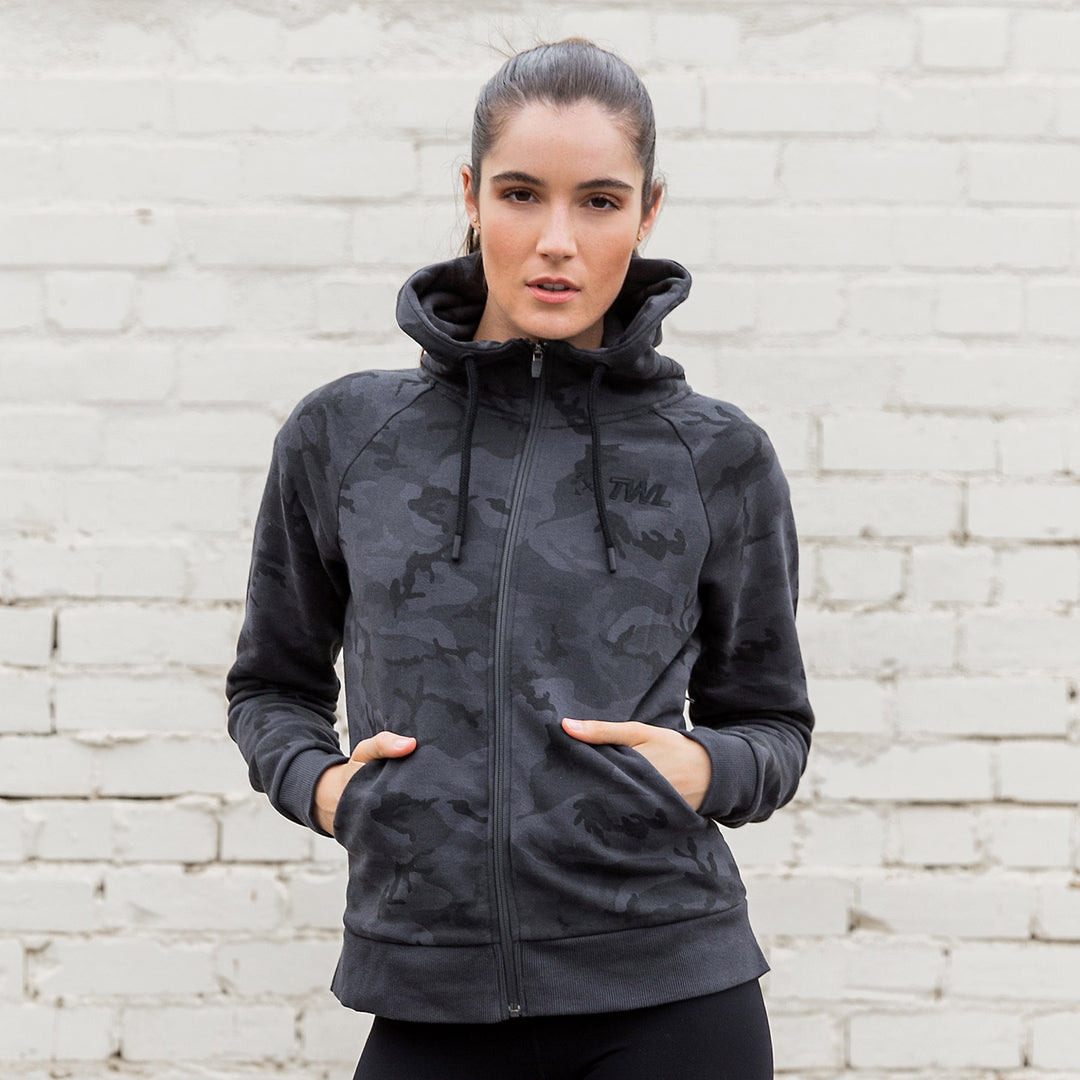 TWL - WOMENS REFORM ZIP THROUGH HOODIE - CAMO