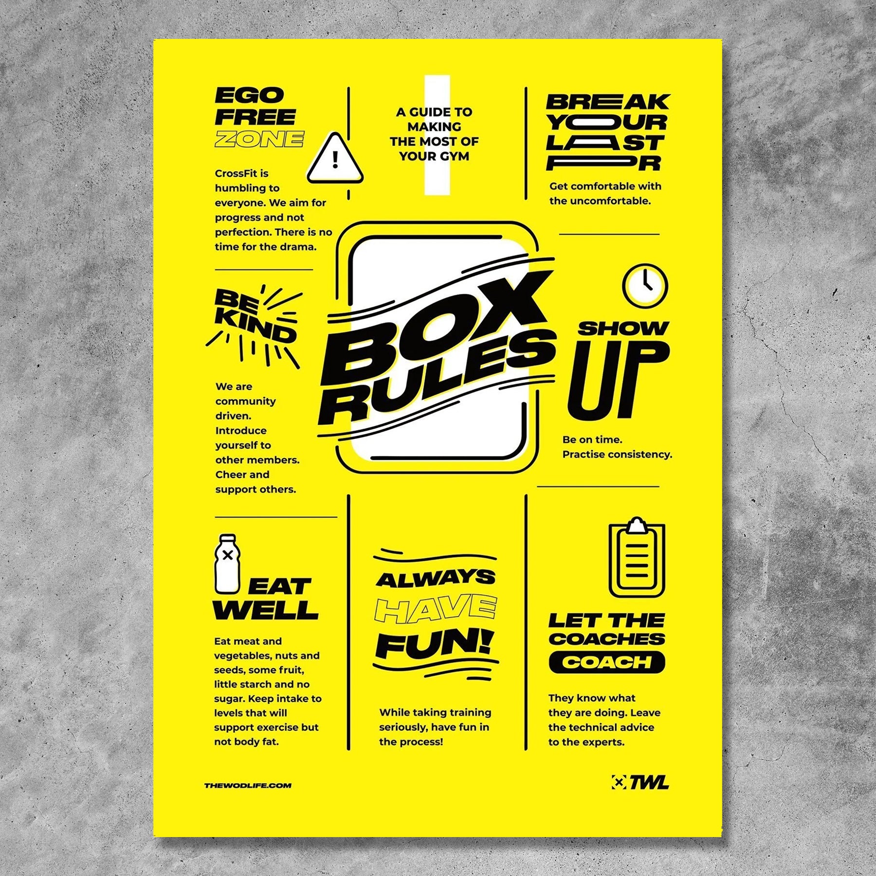 TWL - BOX RULES DIGITAL POSTERS - TWIN PACK