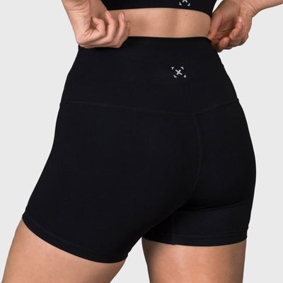 TWL - WOMEN'S HIGH WAISTED BALANCE SHORTS - BLACK