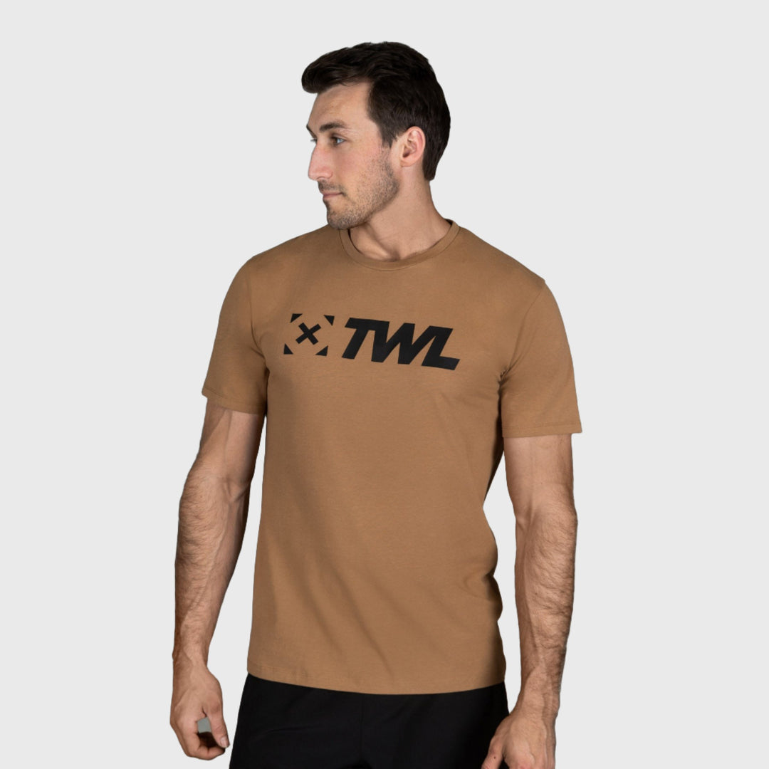 TWL - MEN'S EVERYDAY CLASSICS T-SHIRT - TAN/BLACK